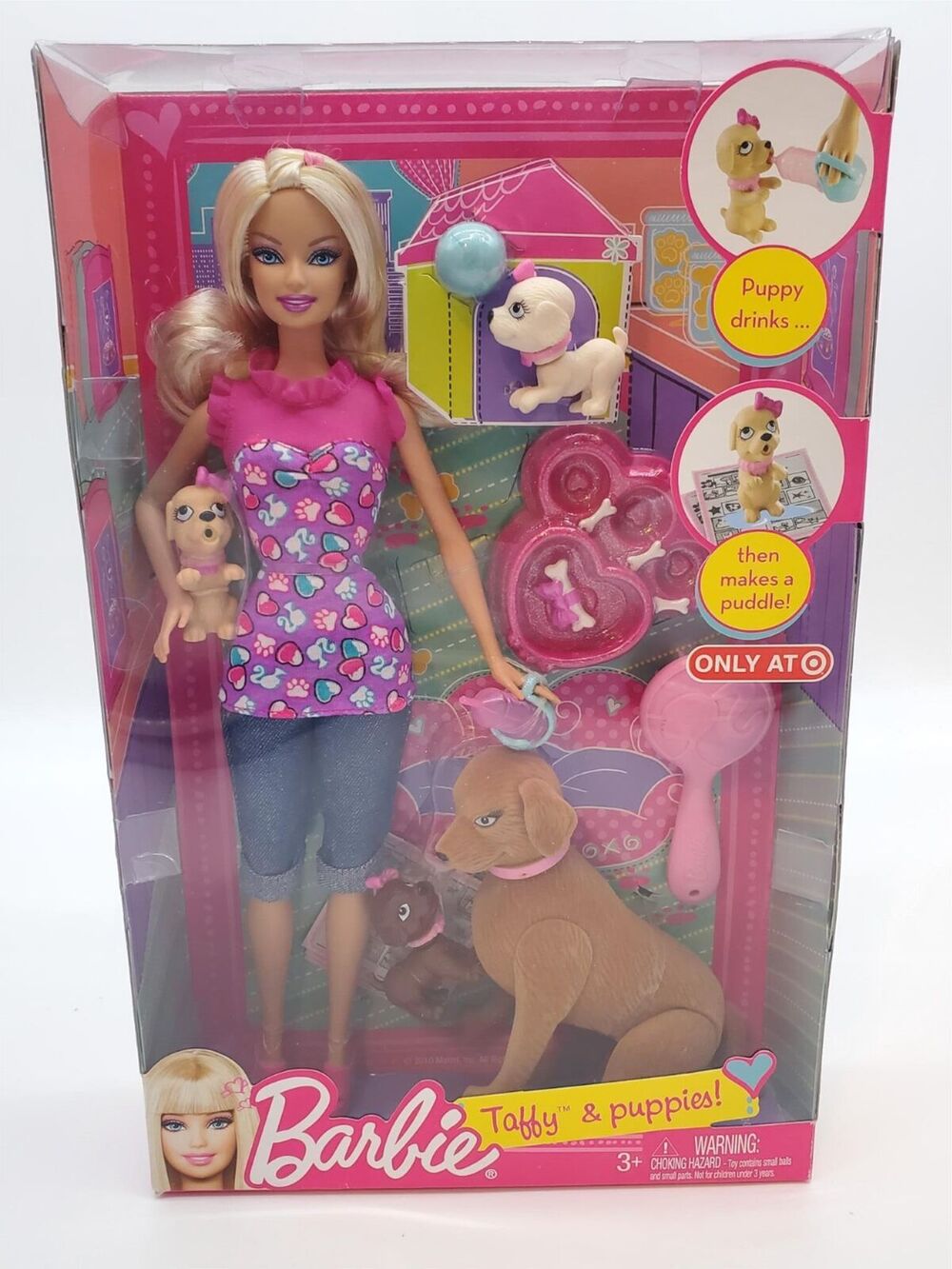 Barbie - Taffy and Puppies - Target Exclusive #V3262 2010
